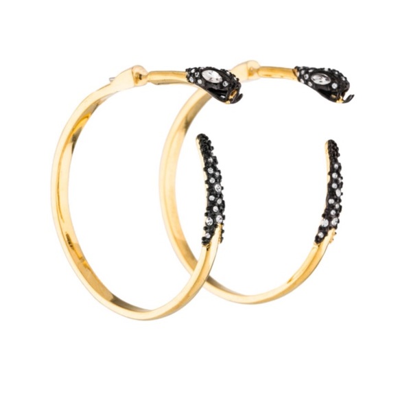 Alexis Bittar Jewelry - Authentic ALEXIS BITTAR Snake Hoop Earrings